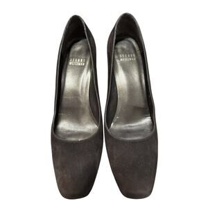 Stuart Weitzman suede brown heels